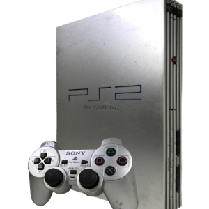 PS2 Phat SILVER console