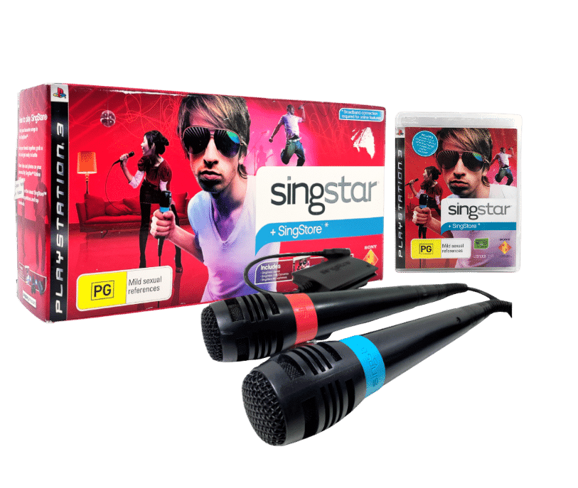 SingStar Microphones Game! (PS3) *RARE BOX SET* Appleby Games