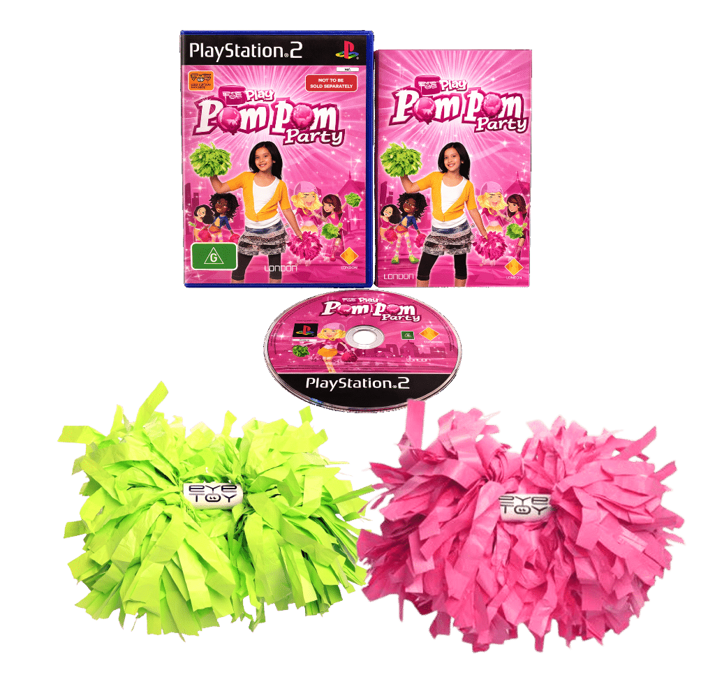 EyeToy Play: Pom Pom Party PS2 GAME + POMPOMS! (PS2) *COMPLETE BOX SET!! - Image 7