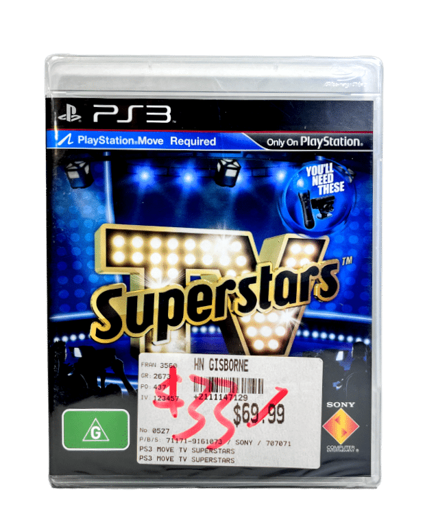 TV Superstars (PS3) *NEW SEALED*