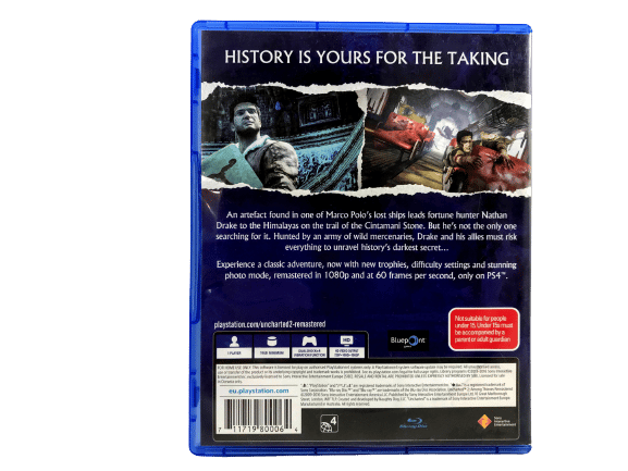 Uncharted 2: Among Thieves Remastered (PS4) *MINT COMPLETE* - Image 2