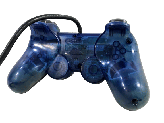 SONY PS2 Controller TRANSLUCENT BLUE - Image 2