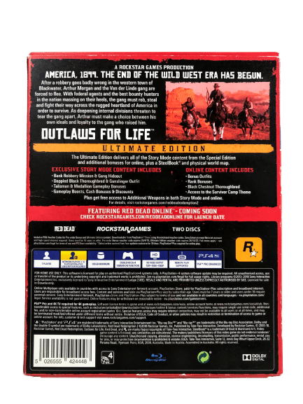 Red Dead Redemption 2 STEEL COLLECTOR'S EDITION *MINT COMPLETE* - Image 14