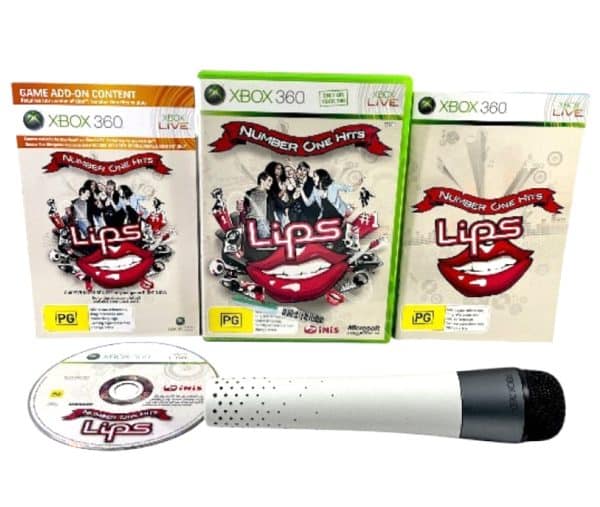SING! Lips Number 1 Hits (COMPLETE SET) *MICROPHONE + GAME* - Image 2