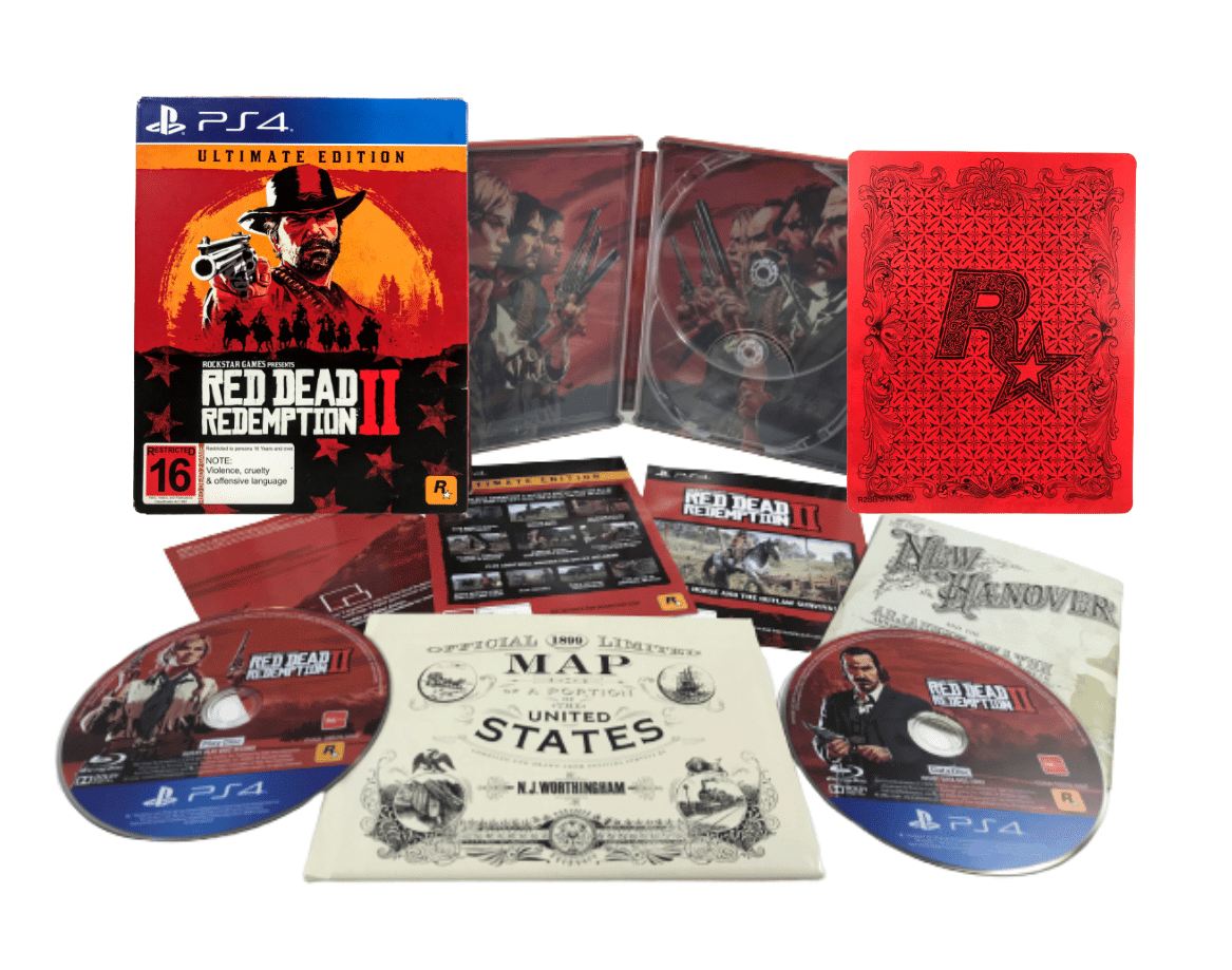 Red Dead Redemption PS4 Steel Case Collector's Edition