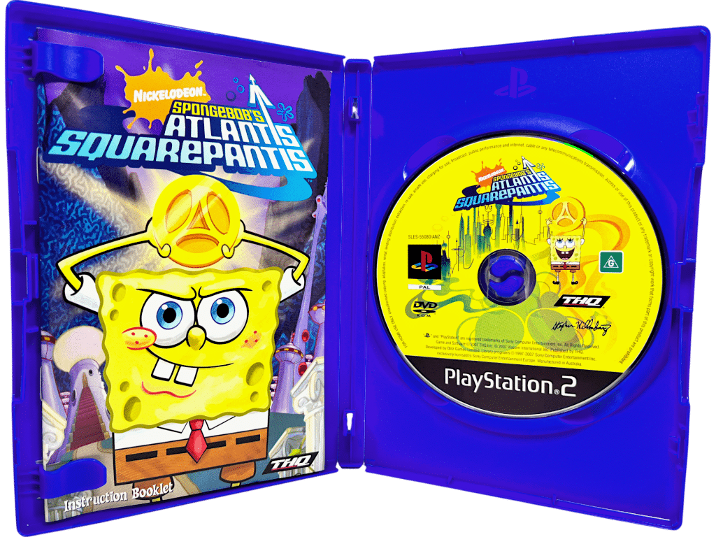 Spongebob Squarepants Spongebob's Atlantis Squarepantis PS2