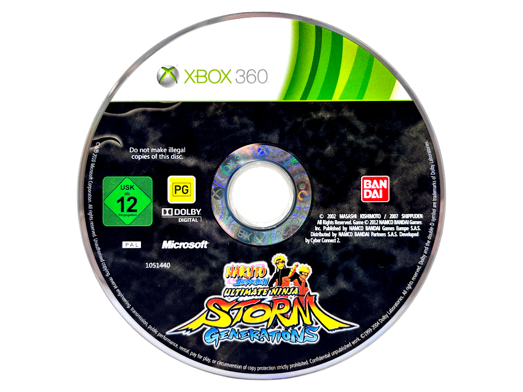 NARUTO SHIPPUDEN ULTIMATE NINJA STORM GENERATIONS XBOX 360