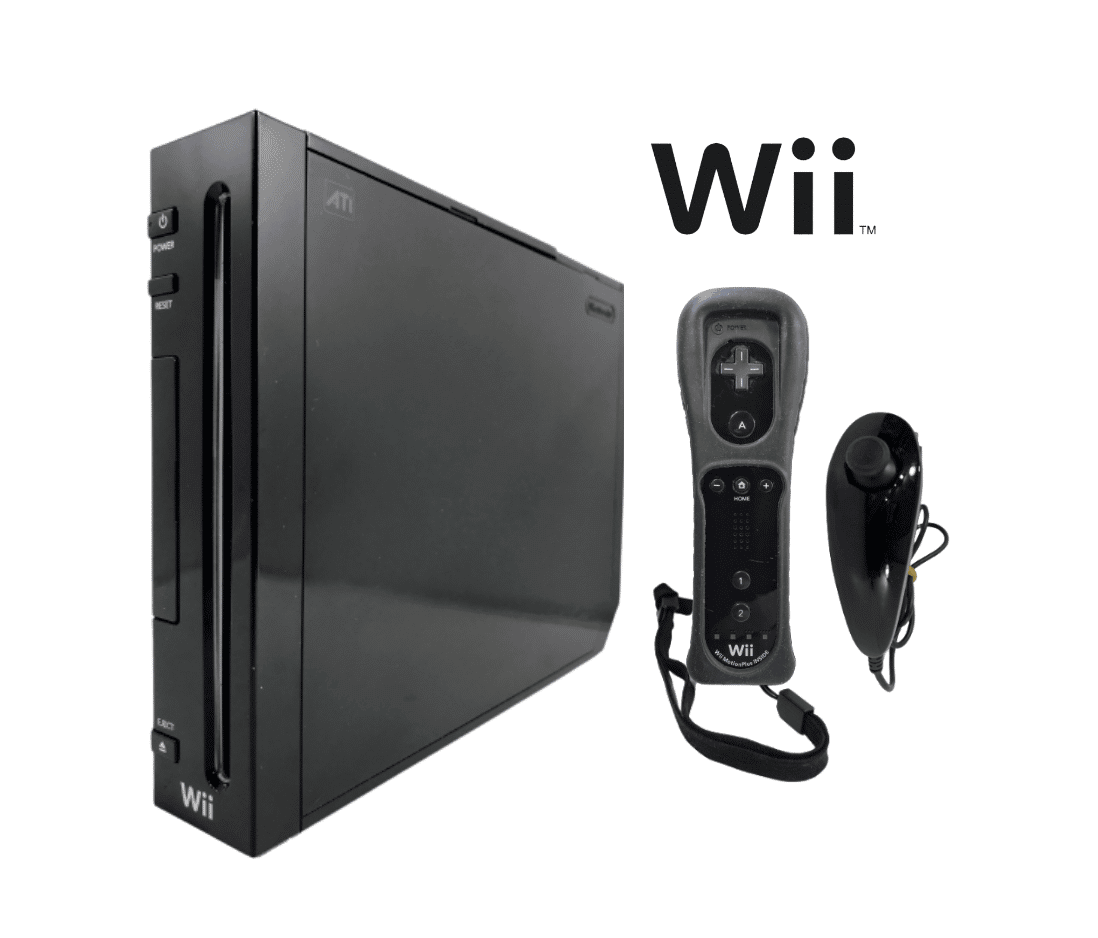 Nintendo Wii BLACK EDITION (MotionPlus Edition - LATEST MODEL) - Image 5