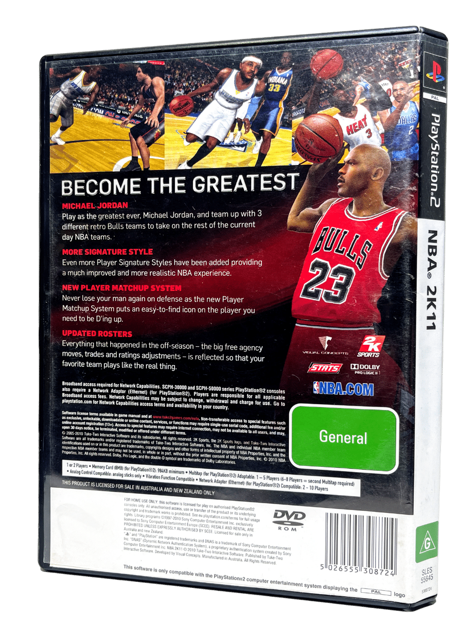 NBA 2K11 Black Edition (PS2 - RARE)