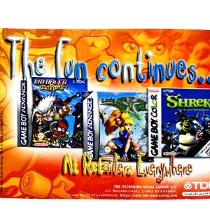 SHREK Swamp Kart Speedway (GBA) GAME MANUAL