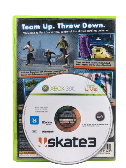 SKATE 3 (Xbox 360 - ORIGINAL PRINT) *MINT COMPLETE* - Image 9