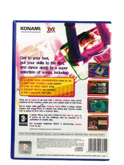 Dancing Stage Mega Mix with Bonus Dance Mat *COMPLETE BOX SET* - Image 7