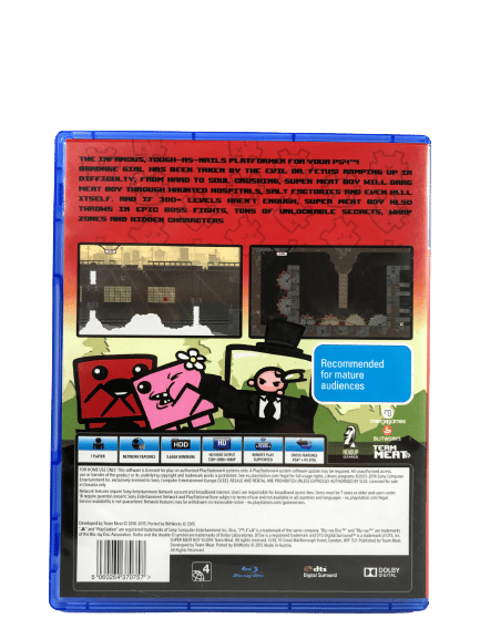 SUPER MEAT BOY (PS4) *MINT COMPLETE* - Image 3