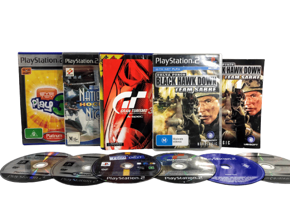 PS2 Slim + 2 Controllers + 7 x Popular Games - Image 3