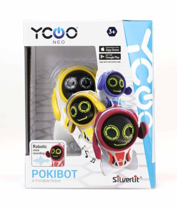 PORTABLE ROBOT YCOO Silverlit: Pokibot Round (Yellow) - Image 3