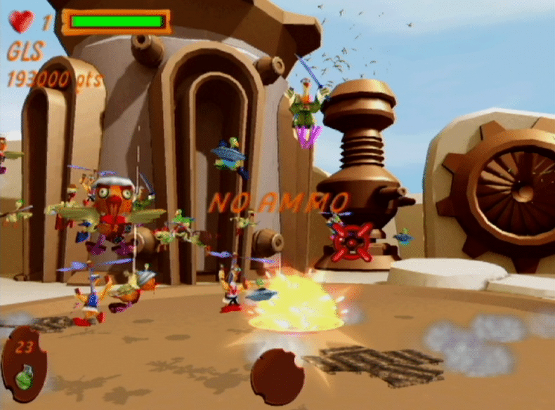 Chicken Blaster Game + Guns (Wii) *MINT IN BOX* - Image 18