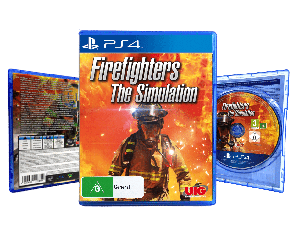 Firefighters the Simulation PS4 game Rare PS4 game