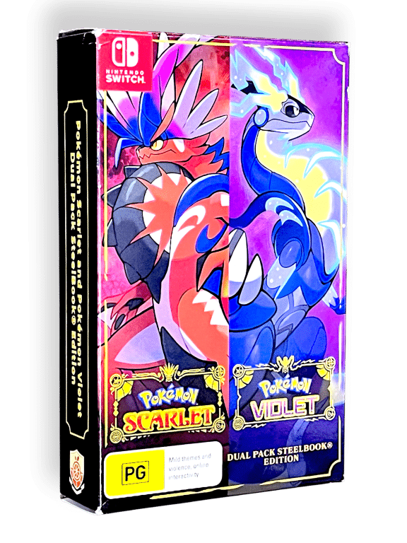 Pokemon Scarlet + Pokemon Violet BOXED STEEL COLLECTOR'S BUNDLE - Image 3