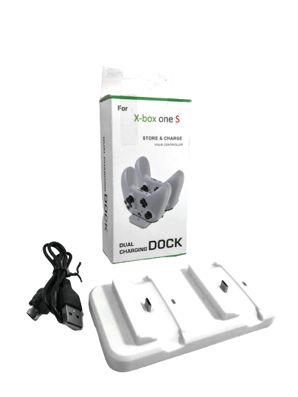 XBox One S STORE & CHARGE Dual Controller Charge Base for XBox One Controllers
