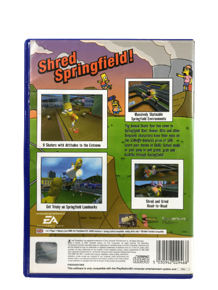 The SIMPSONS Skateboarding (PS2) *EXCELLENT + COMPLETE* - Image 4