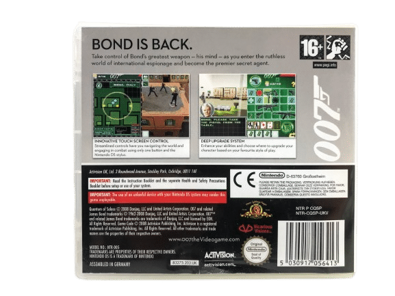 James Bond 007: Quantum of Solace (DS) *MINT COMPLETE* - Image 3