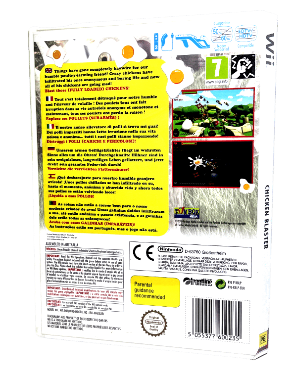 Chicken Blaster Game + Guns (Wii) *MINT IN BOX* - Image 12