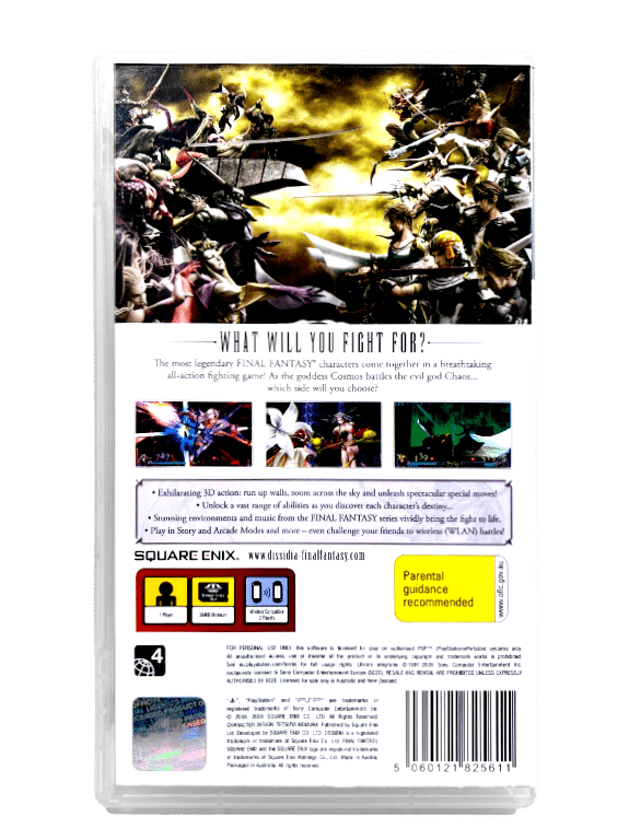 Dissidia Final Fantasy (PSP) *MINT COMPLETE* - Image 4
