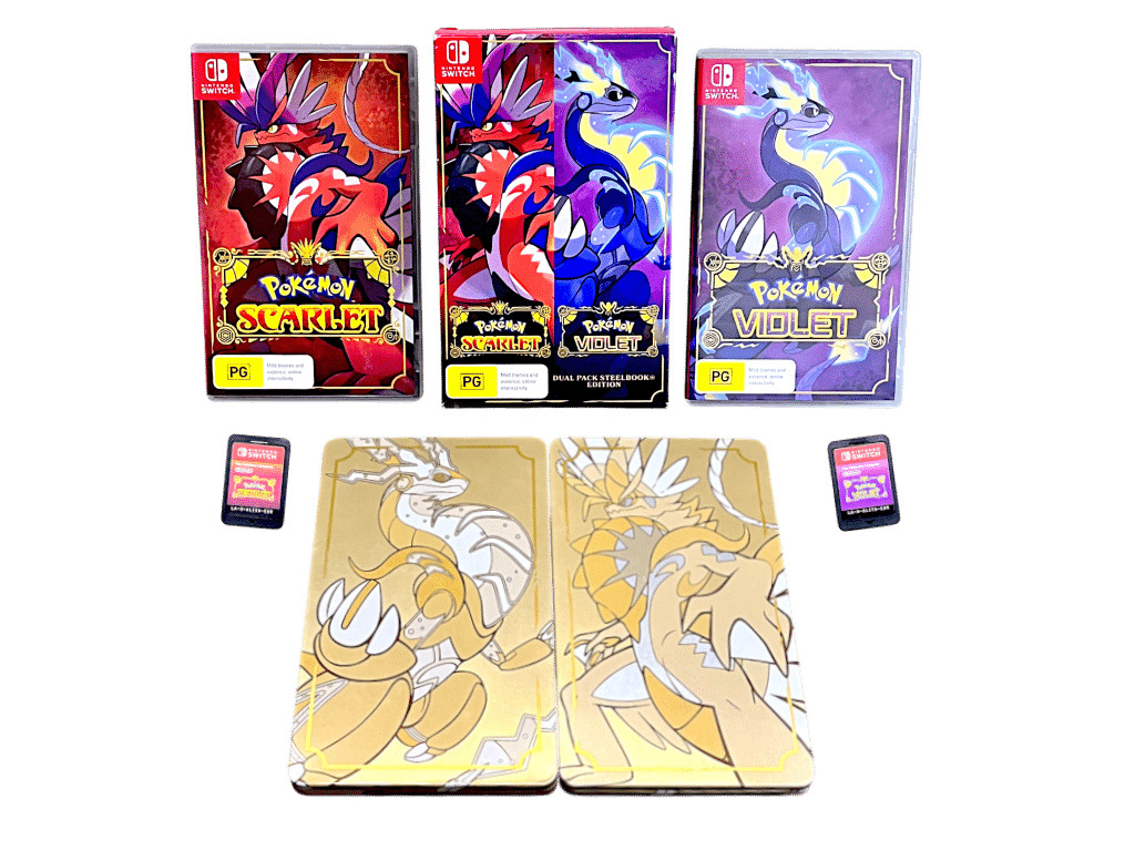 Pokemon Scarlet + Pokemon Violet BOXED STEEL COLLECTOR'S BUNDLE