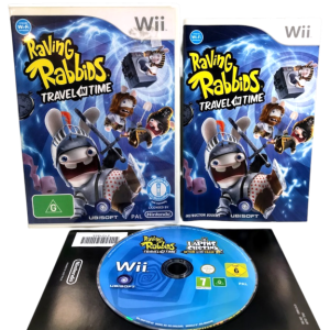 Raving Rabbids Travel in Time (Wii) *MINT COMPLETE*