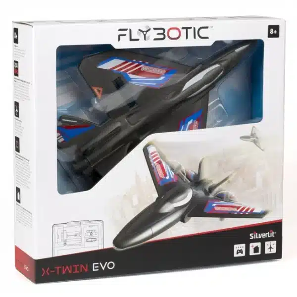 RADIO-CONTROLLED JET PLANE: Silverlit - X-Twin Evo (Red/Blue/Black) - Image 2
