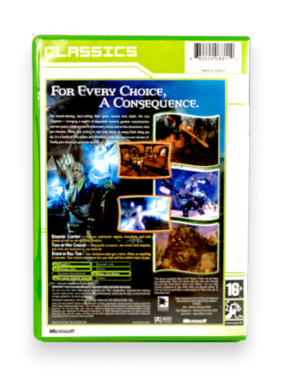 FABLE The Lost Chapters Original XBox Game