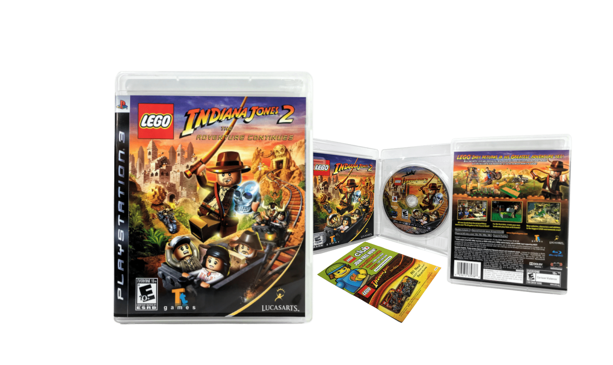 Lego Indiana Jones 2: The Adventure Continues (PS3) *MINT COMPLETE