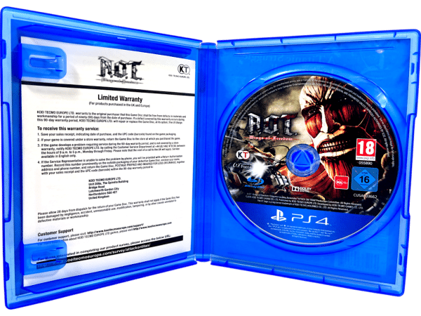 Attack on Titan Wings of Freedom PS4