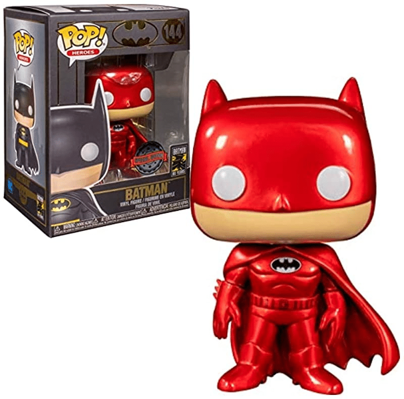 Funko Pop! Batman 80 Years - Batman (Metallic Red) #144