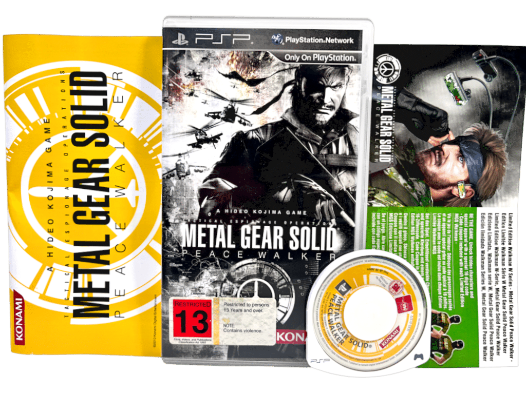 Metal Gear Solid: Peace Walker (PSP) *MINT COLLECTOR'S* Appleby