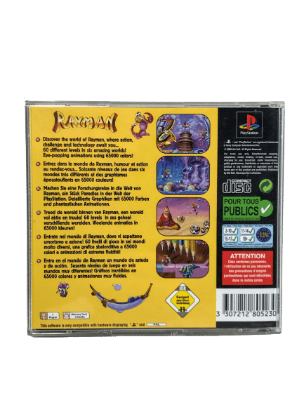 RAYMAN The Original Game (PS1) *MINT COMPLETE* - Image 4