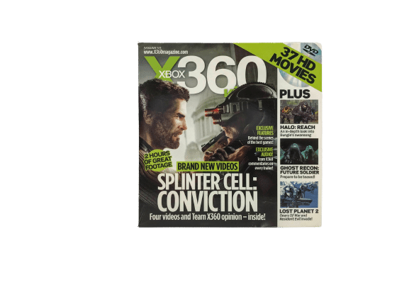 XBox 360 Magazine Disc + Box *Splinter Cell Conviction Edition*