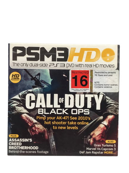 RETRO PS3 Magazine Demo Disc + Box *BLACK OPS LAUNCH*