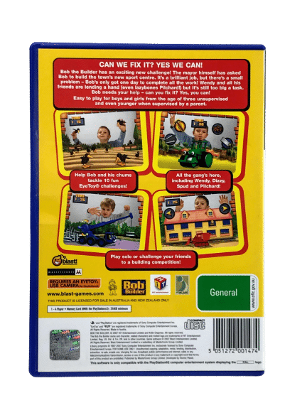 BOB THE BUILDER The Video Game (PS2) *MINT COMPLETE* - Image 4