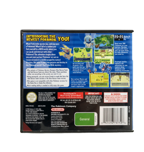 Pokemon Mystery Dungeon: Blue Rescue Team (DS) *EXCELLENT & COMPLETE* - Image 3