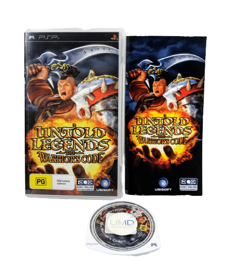 Untold Legends The WARRIORS CODE (PSP) *MINT COMPLETE*