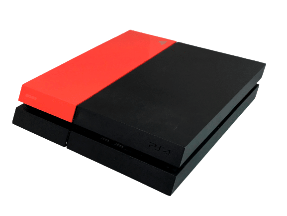 PS4 500GB (RED / BLACK) + Controller + Leads - Image 7