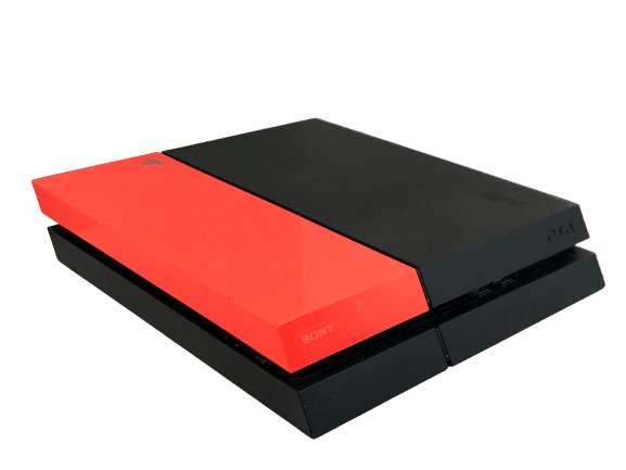 PS4 500GB (RED / BLACK) + Controller + Leads - Image 8