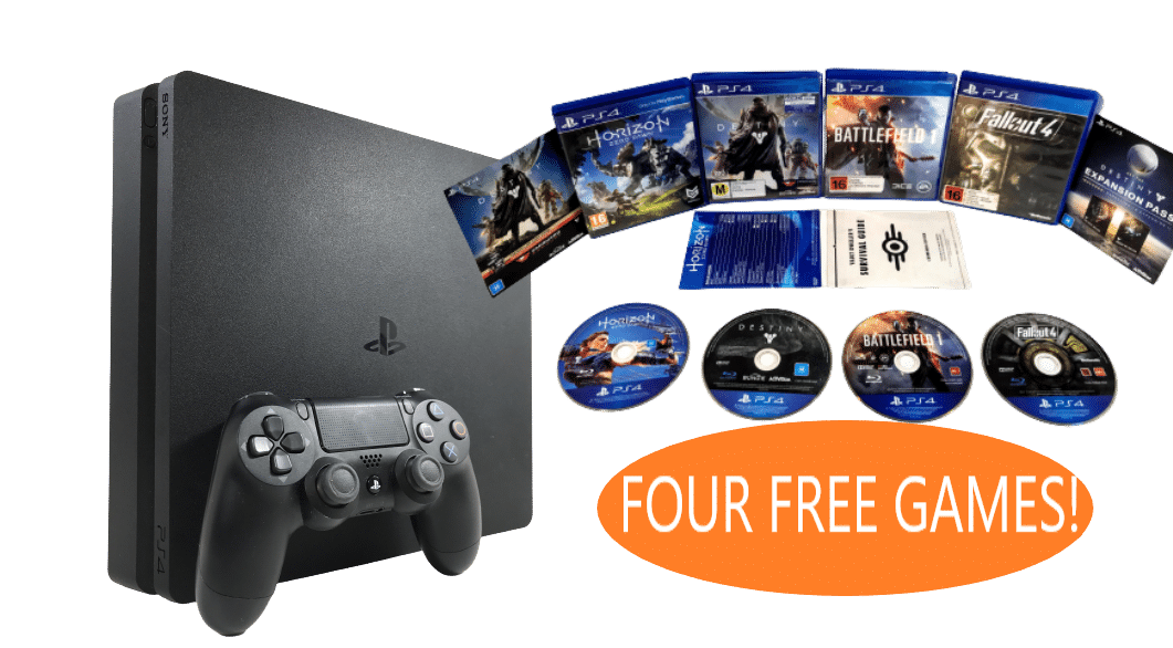 SONY PS4 Slim Console Bundle (1TB) Appleby Games