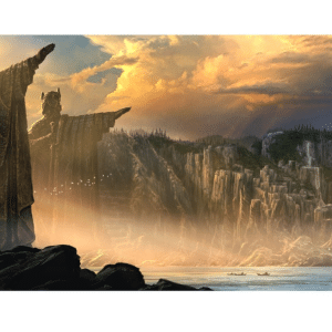Lord of the Rings: Art Print - The Argonath - Pillars of the Kings