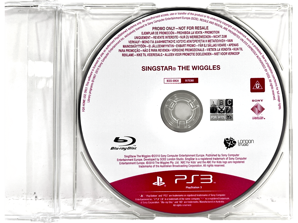 SingStar! The Wiggles (PS3) Genuine Pre-Release