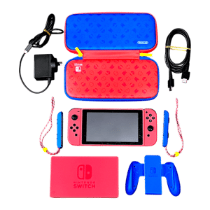 Nintendo Switch MARIO RED & BLUE LIMITED EDITION Console Bundle