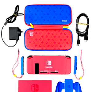 Nintendo Switch MARIO RED & BLUE LIMITED EDITION Console Bundle