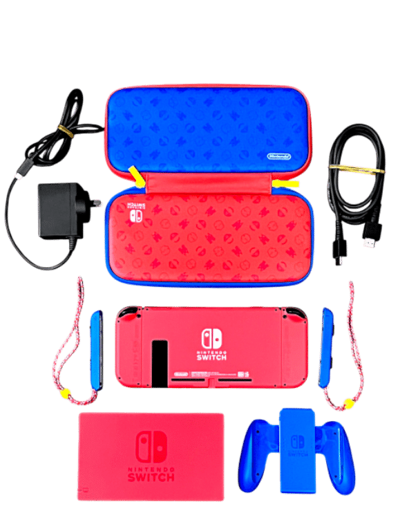 Nintendo Switch MARIO RED & BLUE LIMITED EDITION Console Bundle