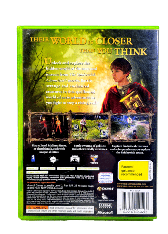 The Spiderwick Chronicles (Xbox 360)
